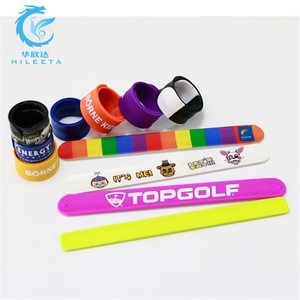 Environmental Silicone Slap Bracelet Whistle With Great Price