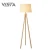 Import European Retro LED Standing Light Wooden Tripod Floor Lamp Classic from China