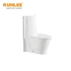 Factory Ceramic WC One Piece Washroom Toilet Bowl Set With Sink Sanitary Ware Suite