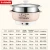 Import Factory direct electric Cookware pot Stainless steel cooking pot stock pot with non-slip coating and steamer from China
