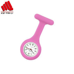 factory direct hot  custom silicone nurse watch, doctor watch clock