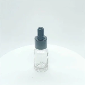 Factory Direct Sale Clear E Liquid Glass Dropper Bottle Essential Oil Bottle With Glass Dropper