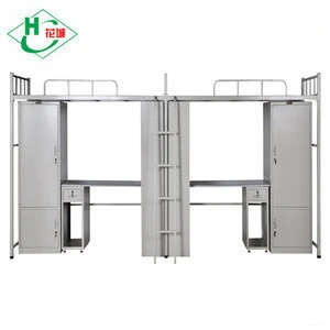 Factory direct sale storage structure university student metal apartment dormitory bed design