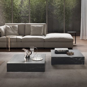Factory direct sales Italian light luxury style marble high-end villa hotel lobby designer creative coffee table