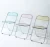 Import factory direct selling lower price folding Dining Room Furniture PC Transparent chair for dressing table from China