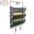 Import Factory Directly Wall Mount 3 Tier Metal Letter Rack and Magazine Organizer with Key Hooks from China