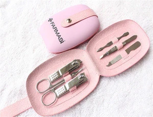 Factory hot sale high quality custom travel manicure set with logo