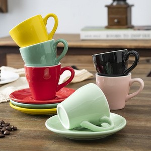 Factory manufacturers wholesale  ceramic cappuccino latte mug cafe coffee tea cup sets