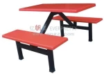Factory Price  School Furniture fiberglass Canteen Table Chair Set
