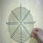 factory price ventilation exhaust axial fan guard 150mm fan grill