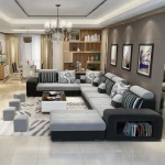 Factory Provided Sofa Set Designs Fabric Luxury Living Room Furniture Sofa Sets