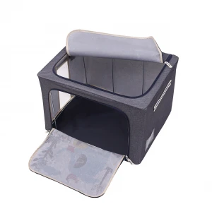 Factory Supply Attractive Price Multifunctional Oxford cloth Oxford Storage Box with Steel Frame