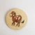 Import Factory supply custom natural Wood round pieces with printed animals from China