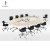 Import Factory wholesale board table conference table meeting boardroom table with wheels from China