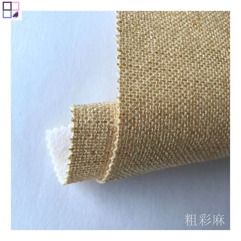 Factory Wholesale Linen Non-woven back fabric wallcloth self adhesive Hotel bedroom Wallpaper