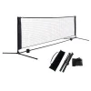 Factory wholesale price high quality adjustable height portable badminton net with frame