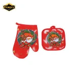 Factory Wholesale quilted cotton cooking wholesale christmas oven mitts