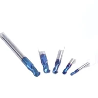 famous Chinese brand  HRC45 Carbide 2 Flute ball nose end mill in stock
