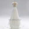 FANWEIMEI#800 in stock real picture Simple classic plus size Chiffon Lace Wedding Dress Bridal gowns