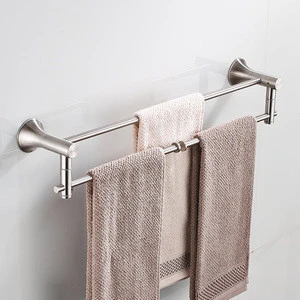 Fapully New style hotel stainless steel folding towel rack with three expanding towel rack