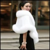 Fashion Faux Mink Fur Winter Ladies Fake Fur Shawl