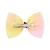Import fashion kids hairgrips 5 inch rainbow ribbon bow hair clips with metal clips baby hair accessories from China