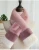 Import Faux rabbit fur stitching scarf ladies winter cute simple warm plush scarf HY080204 from China