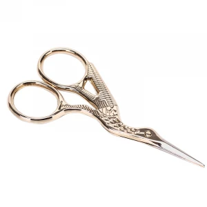 Features: Distinctive Crane-Shape Design.   Sharp blade and pointed tip allows you easily trimming in narrow and tiny place    B