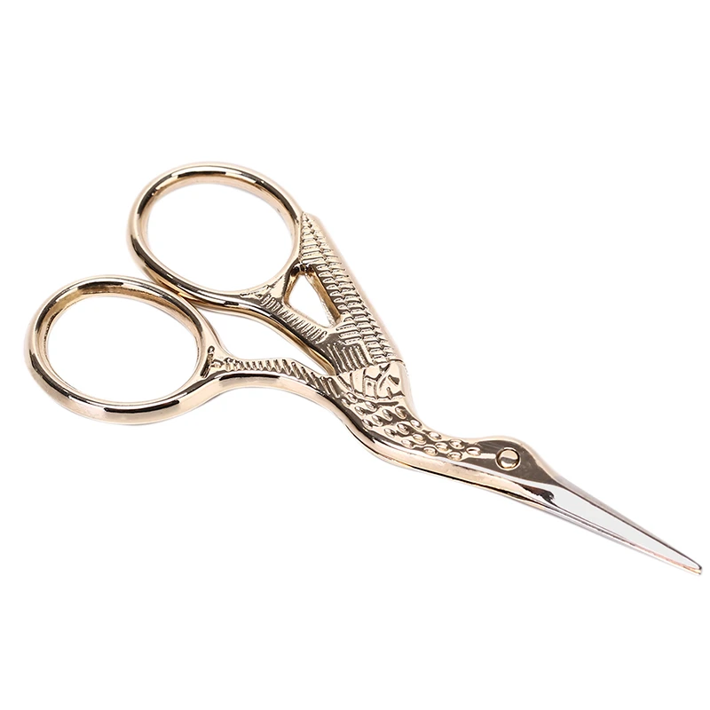 Features: Distinctive Crane-Shape Design.   Sharp blade and pointed tip allows you easily trimming in narrow and tiny place    B