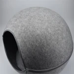 Felt Egg Shape Cat Cave Bed Washable Pet Nest Felt Cat Bed