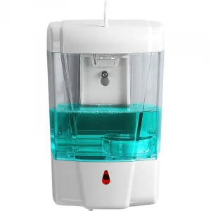Fengjie F1309 Touchless Soap Machine Bathroom Wall-mounted Automatic Sensor Hand Cleaner Tranparent Hotel Soap Dispenser 600ml