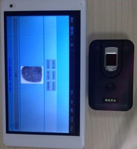 fingerprint time attendance machine with FTP602 android Tablet PC with Bluetooth Fingerprint reader Sm201