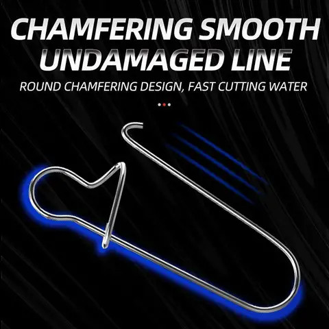 Size 11 Or 8 Rolling Swivel With Quick Change Snap Link – 10/20/30 Pack For Pike And Coarse Fishing