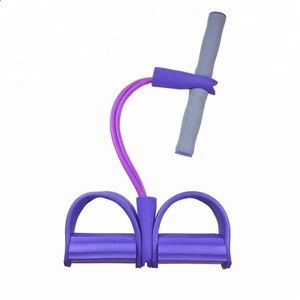Fitness Exercise Latex TPR Pull up Exercises with Foot Pedal For Soft Body Weight