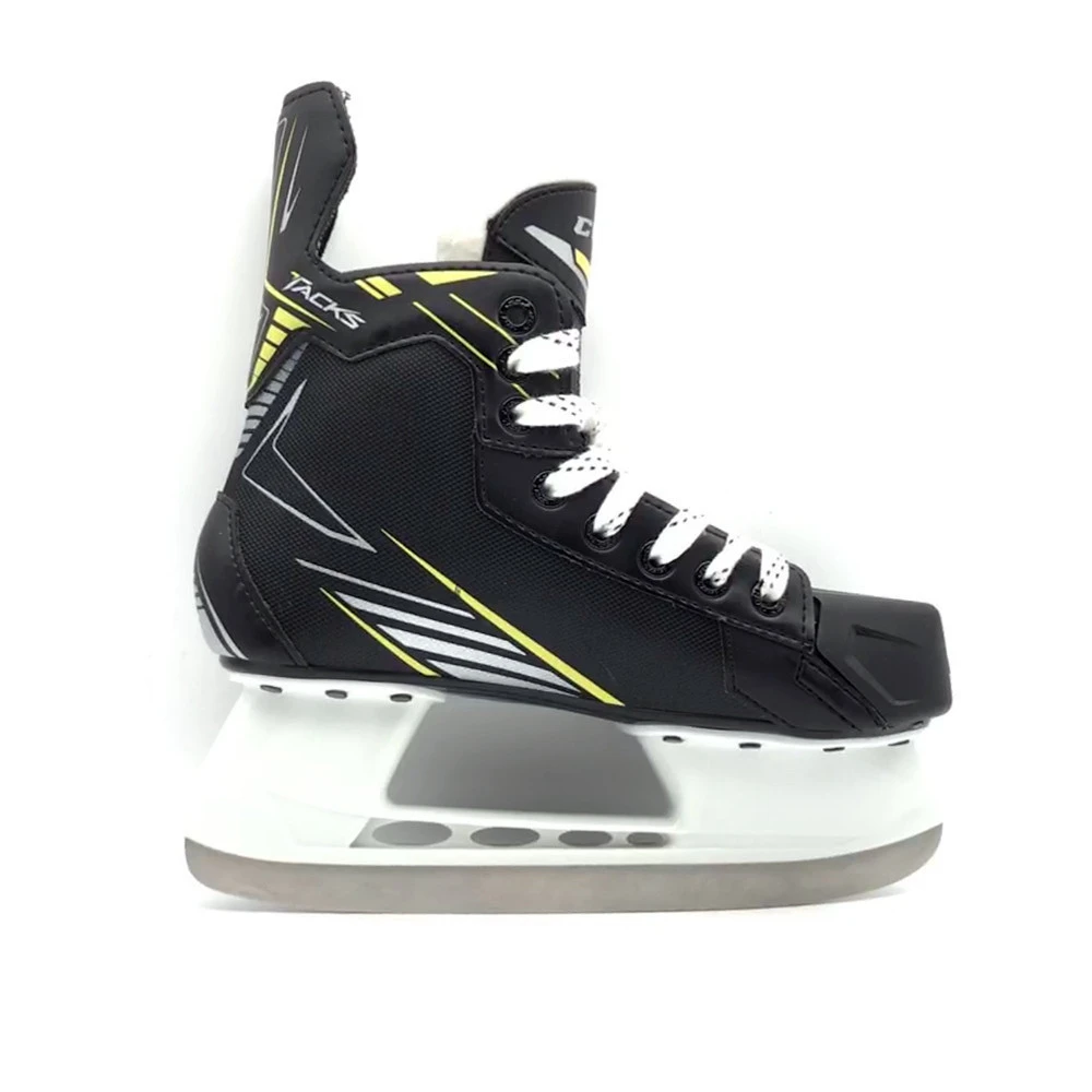 Fixed Size Ice Hockey Skate Manufacturer High End Integrated Plastic Ice Team Hockey Skates Shoes