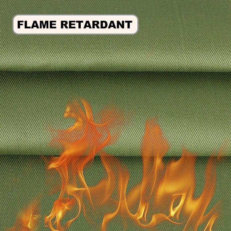 Flame retardant anti-static waterproof anti-oil uniform fabric