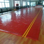 Flexible Colored Sliding Tarp Curtain Door For Truck Body