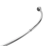 Flexible curtain rail runner curving shower curtain rail track