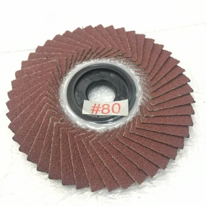 Flexible round abrasive sandpaper disc