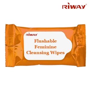 Flushable Feminine Cleansing Wipes