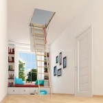 FOLDING LOFT LADDER WOODEN LOFT LADDER