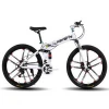 Folding mountain bike 26 inch adult variable speed bicycle wholesale student double disc brake 27 speed bicycle