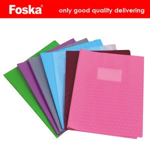 Foska School Colorful Soft PVC Exercise Book Cover