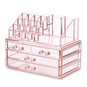 Four-piece suit cosmetic drawer organizer makeup storage organizer acrylic