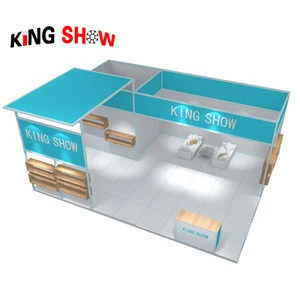 Free design 20x20 modular booth stand exhibition 10x20 trade show