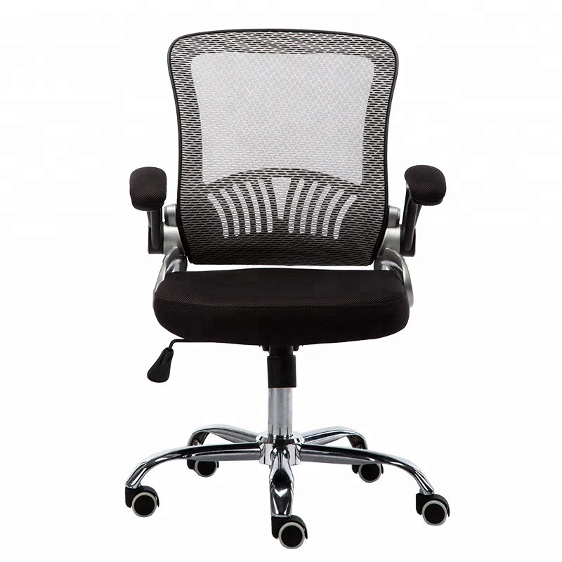 Free sample classic design lumbar support full mesh plastic seat home office manager chair in grey