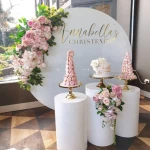 Free shipping)custom made gold round arch wedding arches decorations sunyu2245