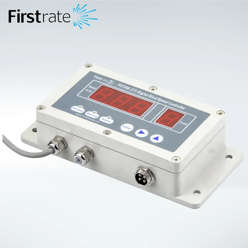 FST200-211 Wind Speed Sensor Anemometer 24V Alarm Controller Wind speed Indicator