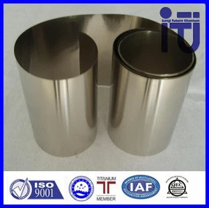 Future Titanium high quality superconducting temperature 0.2mm titanium foil