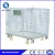 Import Galvanized Collapsible Wire Mesh Metal Storage Cage With Wheels from China